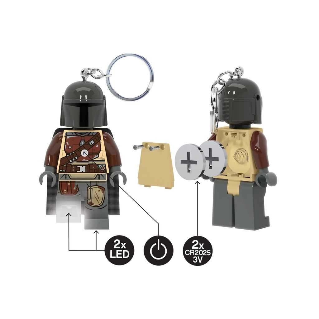 Star Wars Lego Llavero con linterna del Mandaloriano Edades 6+ # 5006364 Artículo | SGX-970836